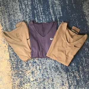 Bundle of 3 Long Sleeve Nike Workout Shirts